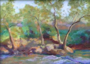 jsuarez_Vickery Creek_Pastel_12x18.